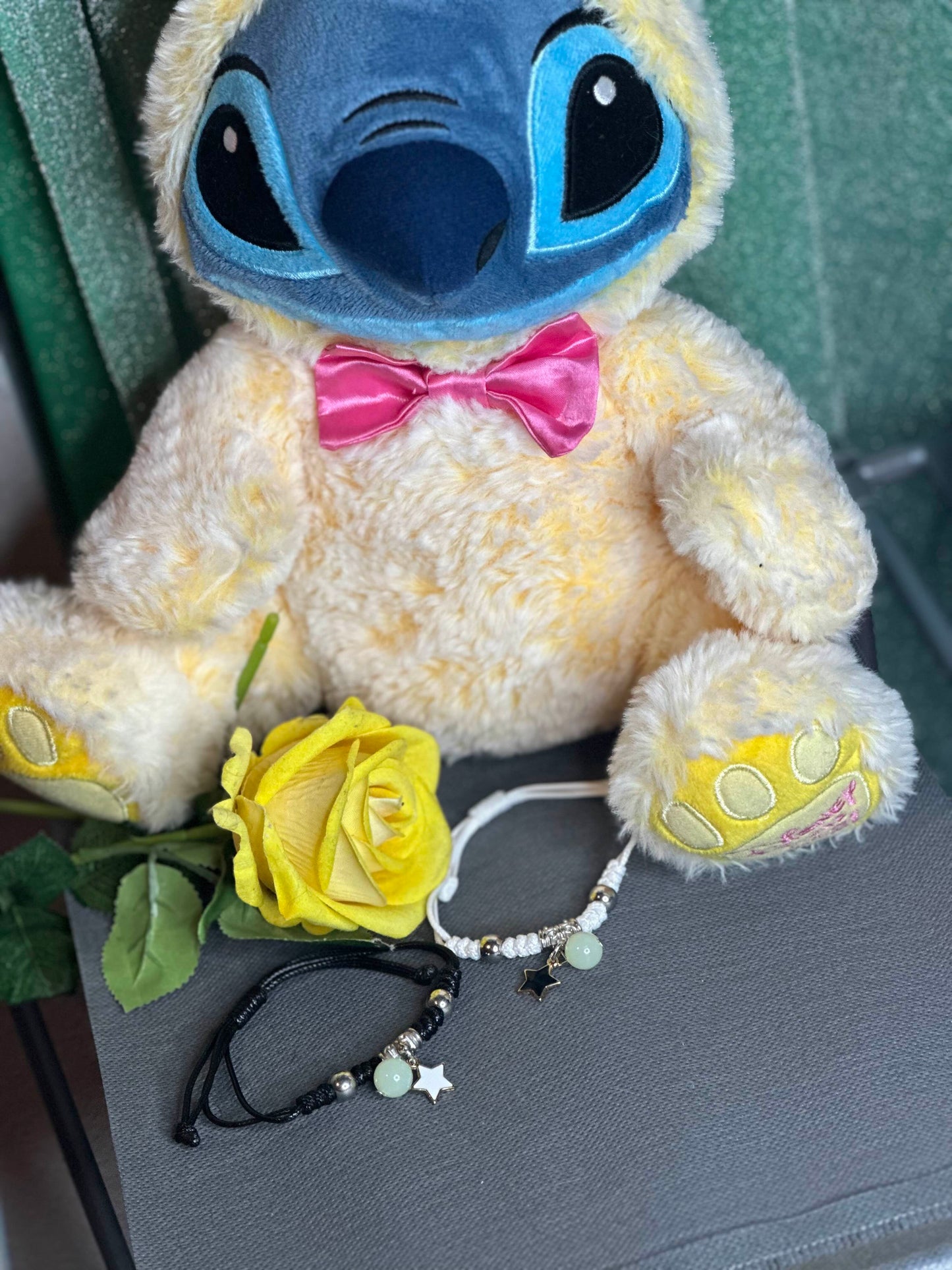 Glow-in-the-Dark Couple Bracelet ✨ | Adjustable Luminous Charm | Perfect Gift